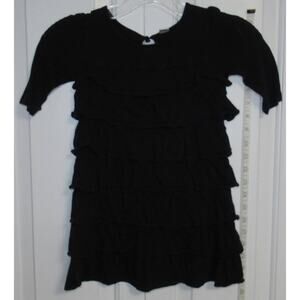 Black Baby Gap Ruffle Dress